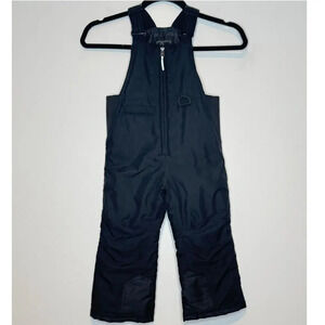 Arctic Quest Kids Unisex Black Snow Bib Ski Pants Overalls Winter Snowsuit SZ 3T